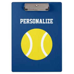 Aangepaste tenniscoach klembord