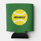 Aangepaste tennispartijfles en -koelbox blikjeskoeler (Achterkant)