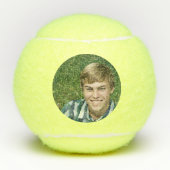 Aangepaste tennisspeler foto gepersonaliseerde spo tennisballen (Voorkant)