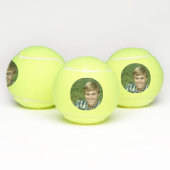 Aangepaste tennisspeler foto gepersonaliseerde spo tennisballen (Multi)
