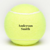 Aangepaste tennisspeler foto & naam bal (Achterkant)