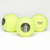 Aangepaste tennisspeler foto & naam bal (Multi)