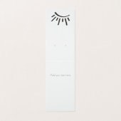 Aangepaste 'Tent Fold DIY Punch' die Display Kaart Visitekaartje (Buitenkant ongevouwen)