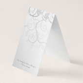 Aangepaste 'Tent Fold DIY Punch' die Display Kaart Visitekaartje (Achterkant)