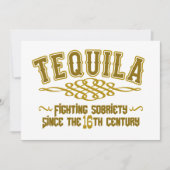 aangepaste TEQUILA-uitnodiging Kaart (Voorkant)