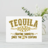 aangepaste TEQUILA-uitnodiging Kaart (Staand voorkant)