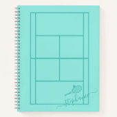 Aangepaste terminale kalligrafie Aangepast Notitieboek (Voorkant)