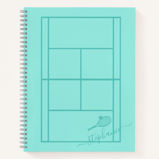 Aangepaste terminale kalligrafie Aangepast Notitieboek (Voorkant)