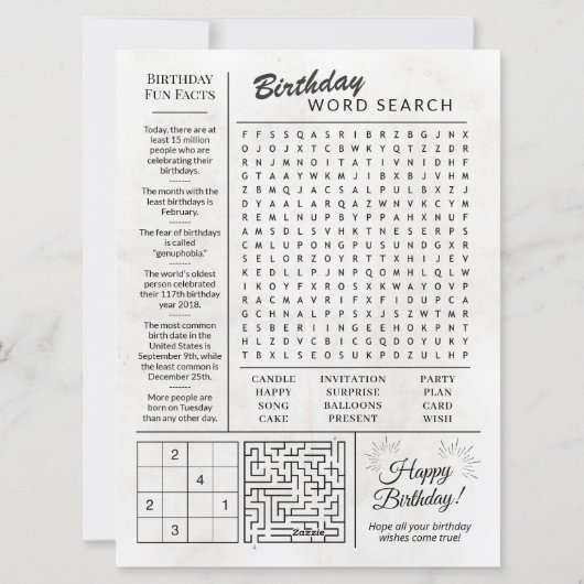 Aangepaste Terug in 1948 krant Verjaardag Kaart, T Feestdagenkaart (Achterkant)