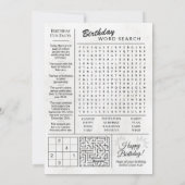 Aangepaste Terug in 1982 krant Verjaardag Kaart, T Feestdagenkaart (Achterkant)