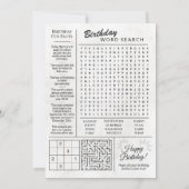 Aangepaste Terug in 1996 krant Verjaardag Kaart, T Feestdagenkaart (Achterkant)