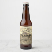 Aangepaste terugbetaling bier etiket (Voorkant)