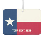 Aangepaste Texaanse vlag auto luchtverfrisser voor (Achterkant)