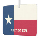 Aangepaste Texaanse vlag auto luchtverfrisser voor (Links)
