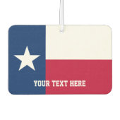 Aangepaste Texaanse vlag auto luchtverfrisser voor (Voorkant)