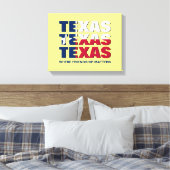 Aangepaste TEXAS-vriendschapskwesties Canvas Afdruk (Insitu (Slaapkamer))