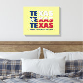 Aangepaste TEXAS-vriendschapskwesties Canvas Afdruk (Insitu (Slaapkamer))