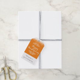 Aangepaste Thanksgiving Cadeaulabel
