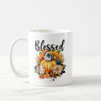 Aangepaste Thanksgiving cavia koffie mok