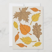 Aangepaste Thanksgiving Diner Gepersonaliseerde He Kaart (Achterkant)