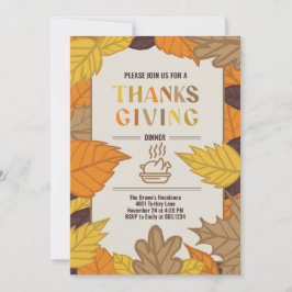 Aangepaste Thanksgiving Diner Gepersonaliseerde He Kaart