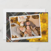 Aangepaste Thanksgiving groet op Plaid vakantie Ka Feestdagenkaart (Voorkant)