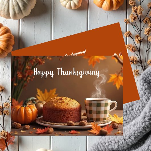 Aangepaste Thanksgiving Groeten Kaart