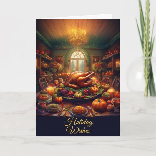 Aangepaste Thanksgiving Kaart (Voorkant)
