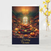 Aangepaste Thanksgiving Kaart (Gele Bloem)