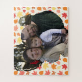 Aangepaste Thanksgiving kalkoenfotoseizoen om te k Legpuzzel (Verticaal)