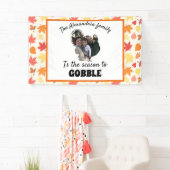 Aangepaste Thanksgiving kalkoenfotoseizoen om te k Spandoek (Insitu)