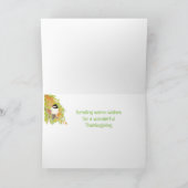 Aangepaste Thanksgiving najaar grootmoeder Feestdagen Kaart (Binnen)