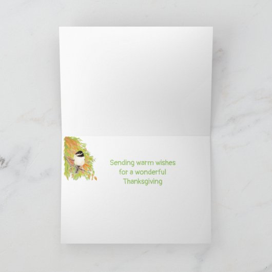 Aangepaste Thanksgiving najaar grootmoeder Feestdagen Kaart (Binnen)