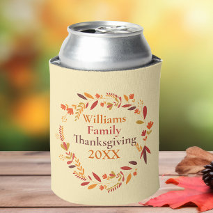 Aangepaste Thanksgiving Partij Herfst adem Blikjeskoeler