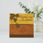 Aangepaste Thanksgiving Uitnodiging (Staand voorkant)