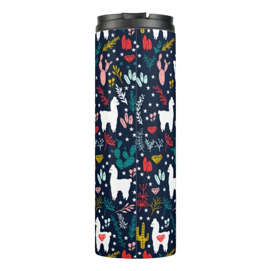 Aangepaste thermische alpaca-trommel thermosbeker (Achterkant)