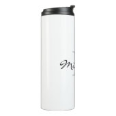 Aangepaste thermische monogram-tumbler reismolen thermosbeker (Gedraaid links)