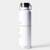 Aangepaste thin Gold Line Flag 911 Dispatcher Waterfles (Achterkant)