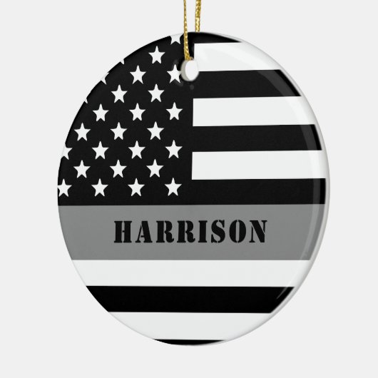 Aangepaste thin line correctiefunctie keramisch ornament (Links)