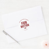 Aangepaste ticker ronde sticker (Envelop)
