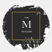 Aangepaste ticker ronde sticker (Voorkant)