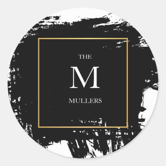 Aangepaste ticker ronde sticker (Voorkant)