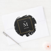 Aangepaste ticker ronde sticker (Envelop)