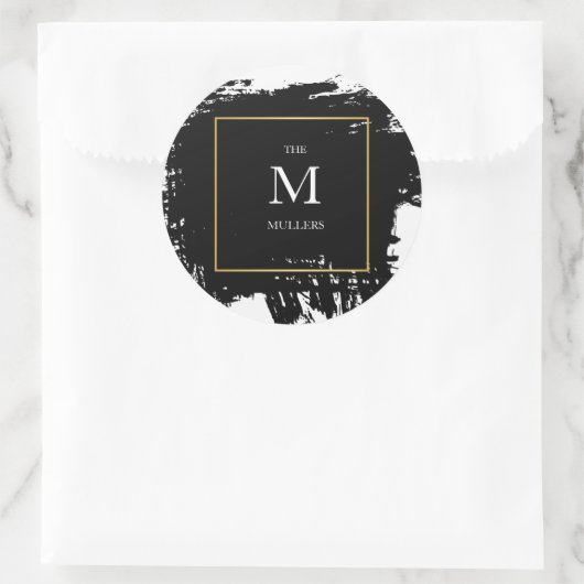 Aangepaste ticker ronde sticker (Tas)