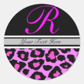 Aangepaste ticker ronde sticker (Voorkant)