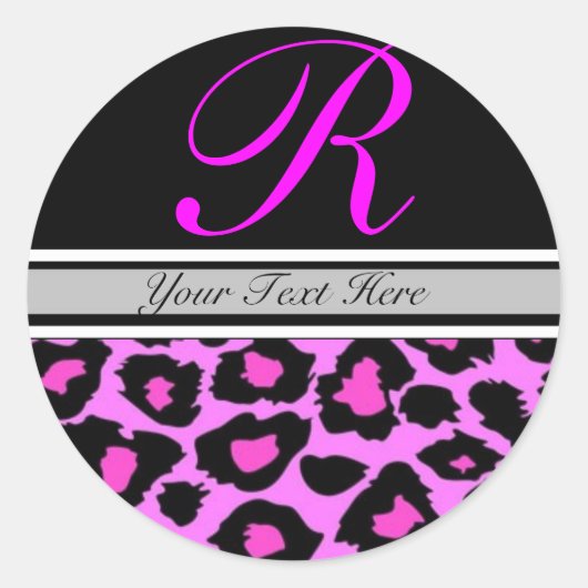 Aangepaste ticker ronde sticker (Voorkant)