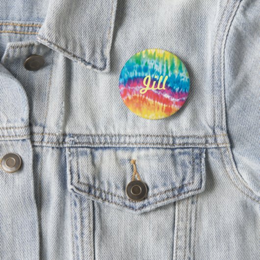 Aangepaste Tie Dye Button (In situ)