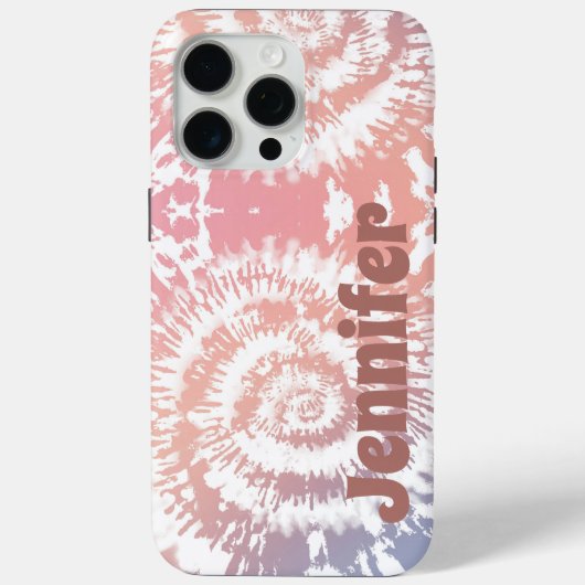 Aangepaste Tie Dye iPhone / iPad hoesje (Achterkant)