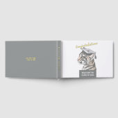 Aangepaste Tiger Afstudeerfolie Guestbook Gastenboek (Volledig)