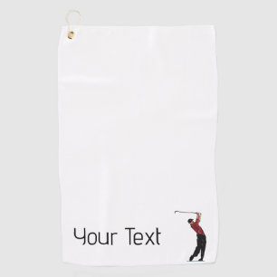 Aangepaste Tiger Bossen Logo Golf Club Handdoek